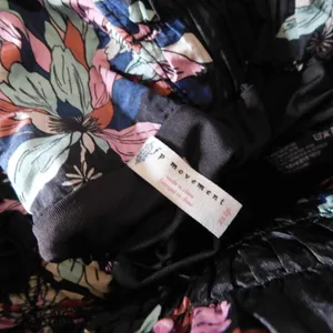 FREE PEOPLE Movement The Way Home‎ Floral Shorts Black Athletic Print X-Small thumbnail 12