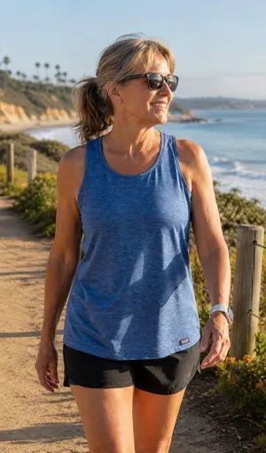 Patagonia Capilene Womens S Tank Top Blue Lightweight Running Hiking thumbnail 1