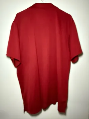 Columbia Men's Utilizer Polo Shirt Size XL Red Short Sleeve Performance Golf thumbnail 2