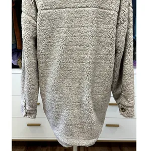 Thread & Supply Women's Tan Flagstaff Sherpa Over Sized Shirt Jacket S NWOT thumbnail 8