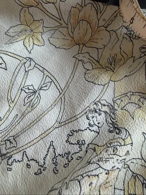 Aritzia yellow peplum short sleeve floral blouse thumbnail 6