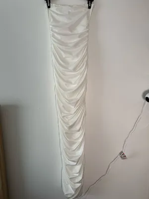 ThatsSoFetch white strapless maxi dress thumbnail 4