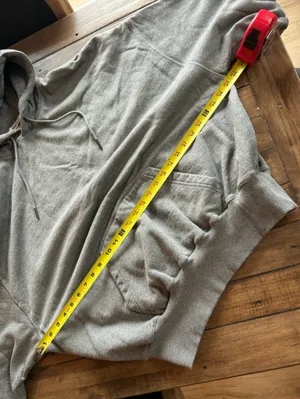Daily Paper Horhine Rhinestone Logo Cotton Oversized Gray Hoodie XS thumbnail 12