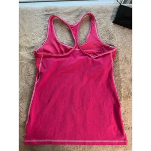 Nike Women's Pink Racerback Tank Top Standard Size M Sleeveless Activewear thumbnail 2