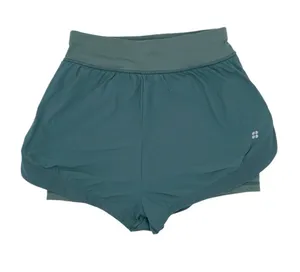 Sweaty Betty Tempo Run Shorts Size 4 Cool Forest Green Running Athletic Sporty thumbnail 1