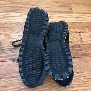 Valentino Garavani Black Rockstud Runner Running Shoes Sneakers Size 37 thumbnail 10