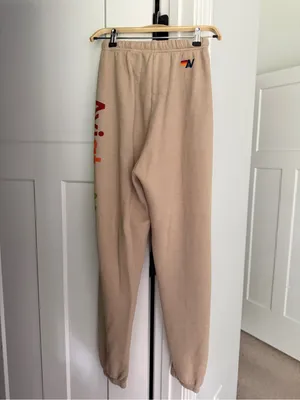 Aviator‎ Nation sand tan sweatpants pull on thumbnail 8