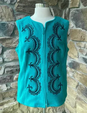 Bob Mackie Embroidered Vest thumbnail 2
