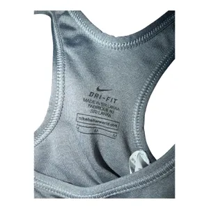 Nike Pro Gray Padded Sports Bra, Medium thumbnail 5
