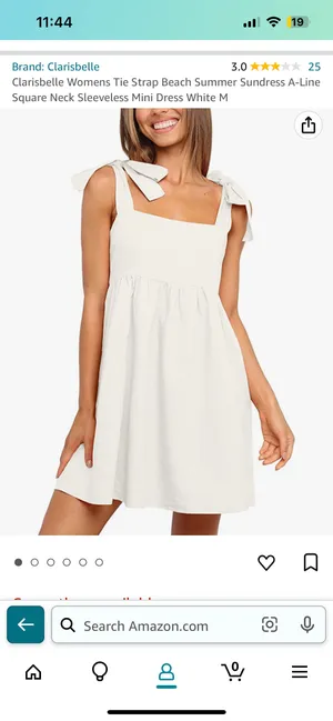 White Sundress Size M thumbnail 1