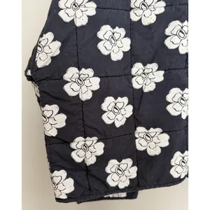 Free People Chloe Floral Quilted Jacket Night Blooms Women's Size Small thumbnail 9