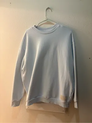 Vuori Restore Oversized Crewneck Sweatshirt Light Blue thumbnail 2