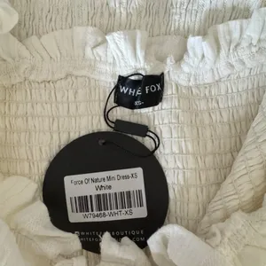 White Fox Boutique - NWT Force of Nature Mini Dress White Sz XS thumbnail 7