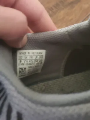 adidas Grey and Black Knit Running Sneakers Size 8 thumbnail 2