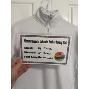 Athleta Quarter Zip Sweatshirt Womens XS Light Gray Cotton Blend Pullover Pocket thumbnail 2
