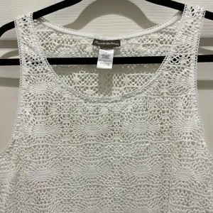Tommy Bahama White Sleeveless Floral Lace Slip Dress L thumbnail 3