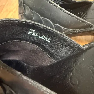 Born Leather Mules Clogs Woven Accent Comfortable Shoes‎ Size 10M Black thumbnail 5