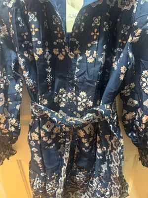 AVARA Floral Dress Blue Size L thumbnail 2