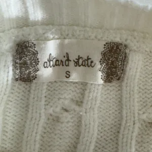 3229 | Altar'd State Cable Knit Cropped Sweater Ivory Cottagecore Coquette S thumbnail 9