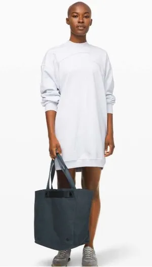 Lululemon broken beats sweater dress XS alpine white thumbnail 1