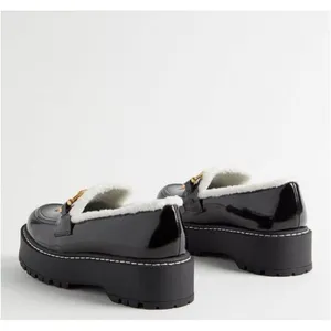 Torrid Women Shearling‎ Trim Loafer Black (size 8) thumbnail 3