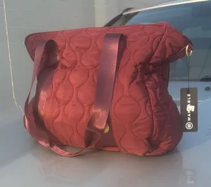 NWT Wantable Quilted Tote Bag in Burgundy thumbnail 1