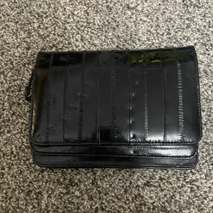 Black Shoulder Crossbody Wallet Bag Purse thumbnail 2