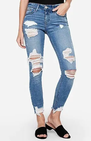 Express Ripped Jeans thumbnail 1
