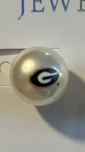UGA earrings White thumbnail 2