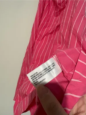 A New Day Sleeveless Shift Mini‎ Dress pin Striped Pink White Size medium thumbnail 5