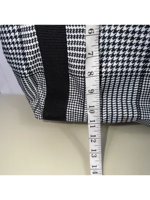 Lauren Ralph Lauren Houndstooth Plaid Tote Bag thumbnail 10