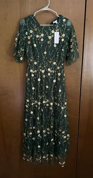 NWT Baltic Born green maxi dress thumbnail 1