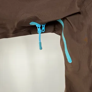 Stoic Nikwax Hooded Full Zip Jacket in Brown Blue Size‎ Small thumbnail 2