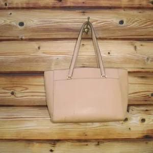 Tory Burch Robinson Small Tan Cardamom Bag Tote thumbnail 8