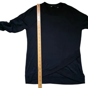 Athleta Serenity Criss Cross Long Sleeve Sweatshirt Sz XXS Lightweight Athletic thumbnail 10