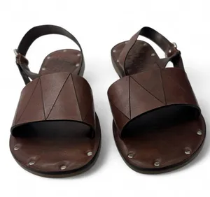 Brighton Asbury Vacchetta Sandals 6 Women's Leather Artisan Slingback Flat thumbnail 3