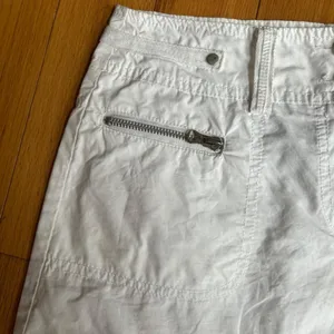 Vintage Y2K French White Cargo Mini Skirt thumbnail 4