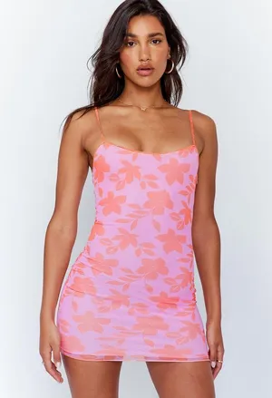 Princess Polly Pink Mini Dress thumbnail 1