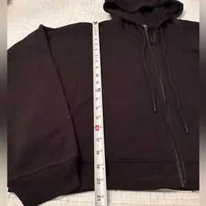 90 Degrees Zip-Up Cropped Hoodie - NWOT - Size XL thumbnail 9