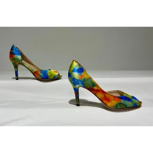 UNISA Colorful Peep-Toe Heels Size 6 thumbnail 4