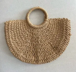Rattan bag Brown thumbnail 1