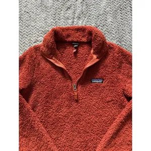 Patagonia Women's Ramble Better Sweater 1/4 Zip Fleece‎ Pullover Tomato Red Xs thumbnail 2