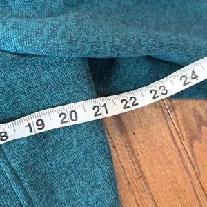 L.L. Bean snap neck fleece pullover size MP green thumbnail 10