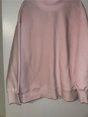 OFFLINE by Aerie Cloud Fleece Oversized Mockneck Sweatshirt - Light Pink thumbnail 5