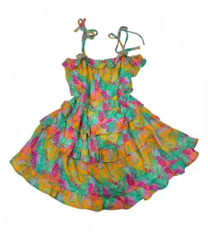 Talulah Vibrant Floral Tiered Mini Dress thumbnail 1