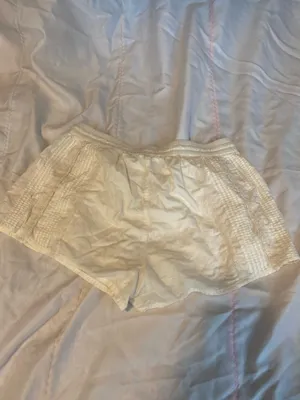 Aerie white flowy shorts  thumbnail 6