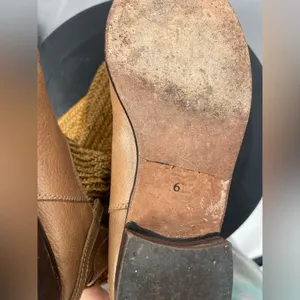 Light brown riding women's boots with buckle size 6‎ thumbnail 10