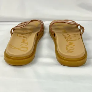 Sam Edelman Valeri Sandal Size 10 Brown Leather Slides Cushioned Footbed thumbnail 7