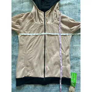 NWT! Gado Gado Toonzshop Vidar Zohraa Full Zip Tribal Art Hoodie Beige M thumbnail 7