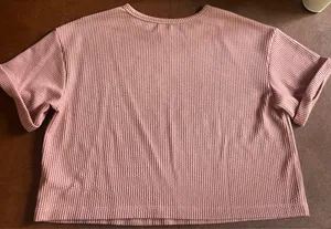 Blue Rain Pink Crop Top thumbnail 2